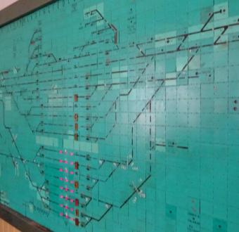 Control table of the old interlocking system