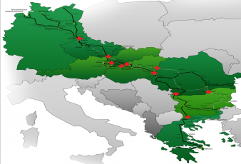 Locations of cross-border task forces